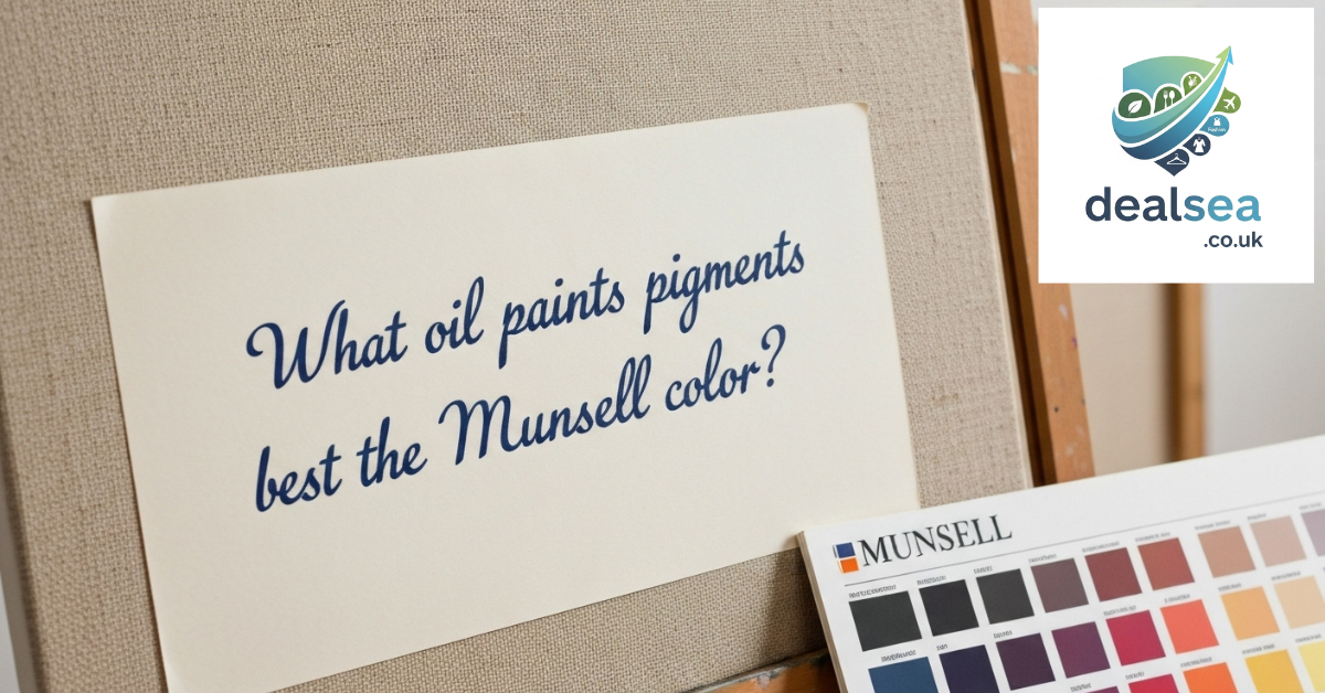 What oil paints pigments best the Munsell color