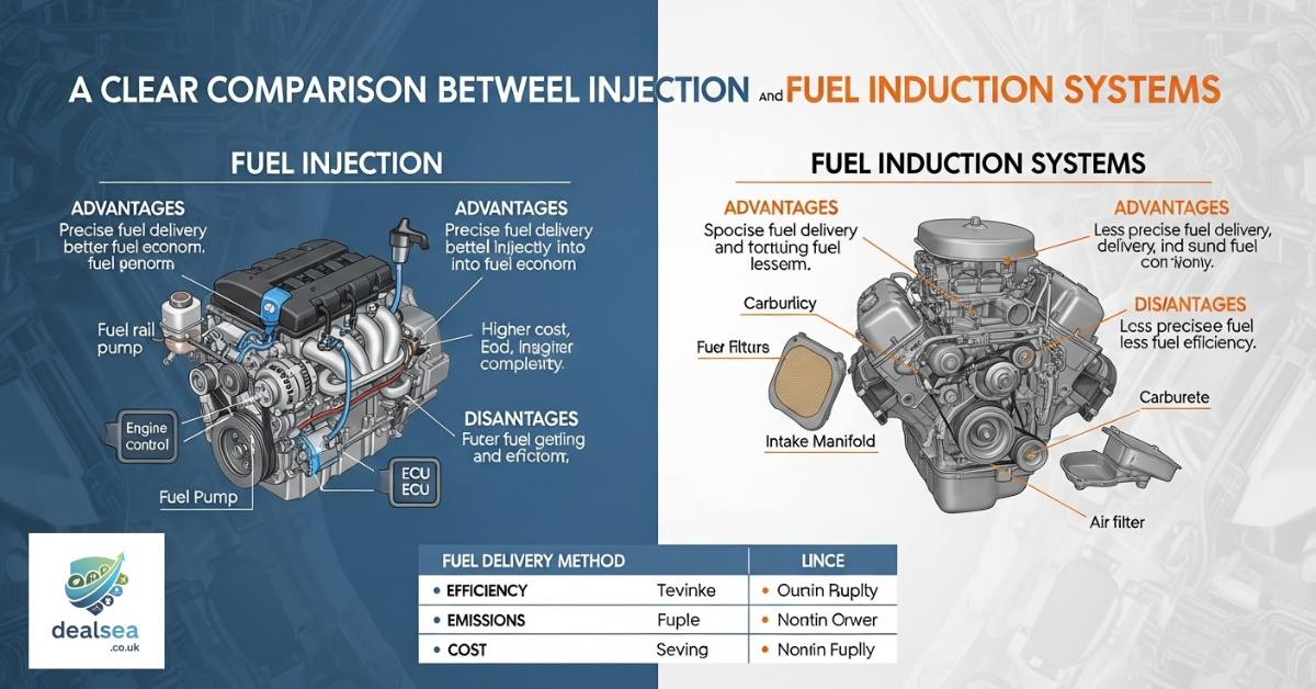 A Clear Comparison Between Fuel Injection and Fuel Induction Systems