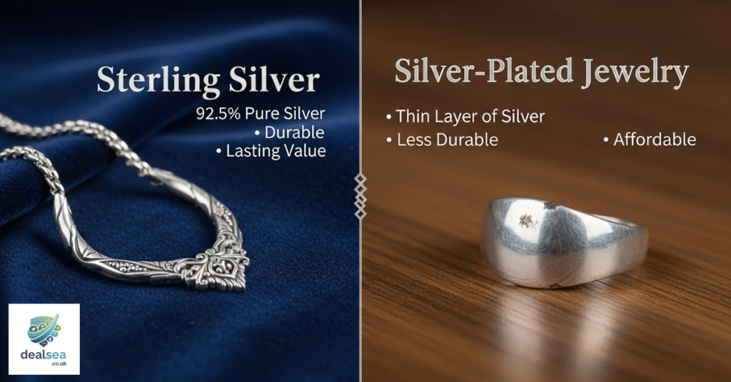 Sterling Silver vs. Silver-Plated Jewelry
