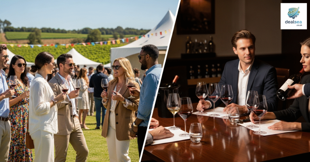 Wine Festival vs Private Tasting How to Adjust Your Look