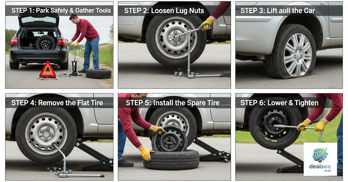 How to Change a Tire Step by Step (Complete Guide for 2025)