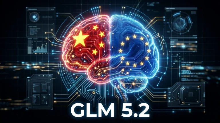GLM 5.2 AI model China vs USA comparison futuristic 2026