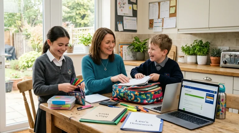 Back to school deals UK 2026 — family packing school bag with supplies and laptop