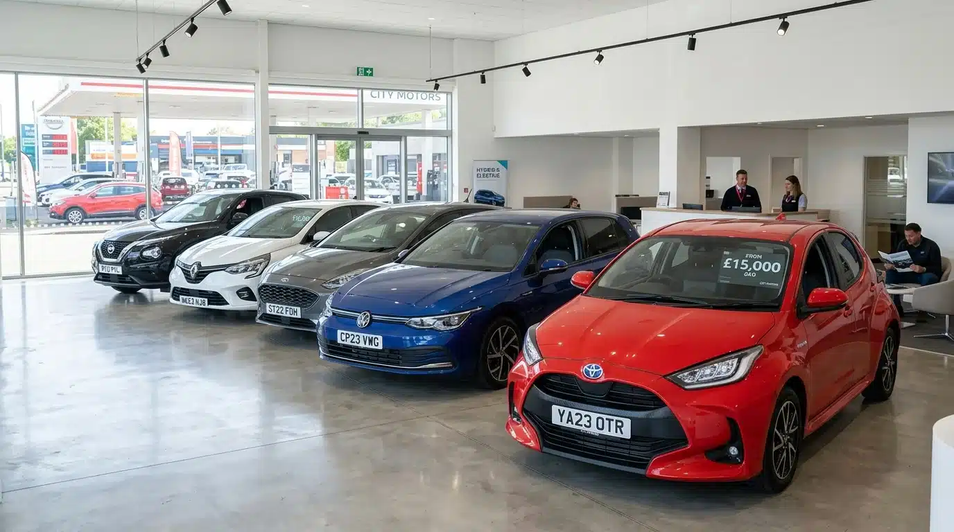 best mpg cars under £15,000 UK 2026 lineup