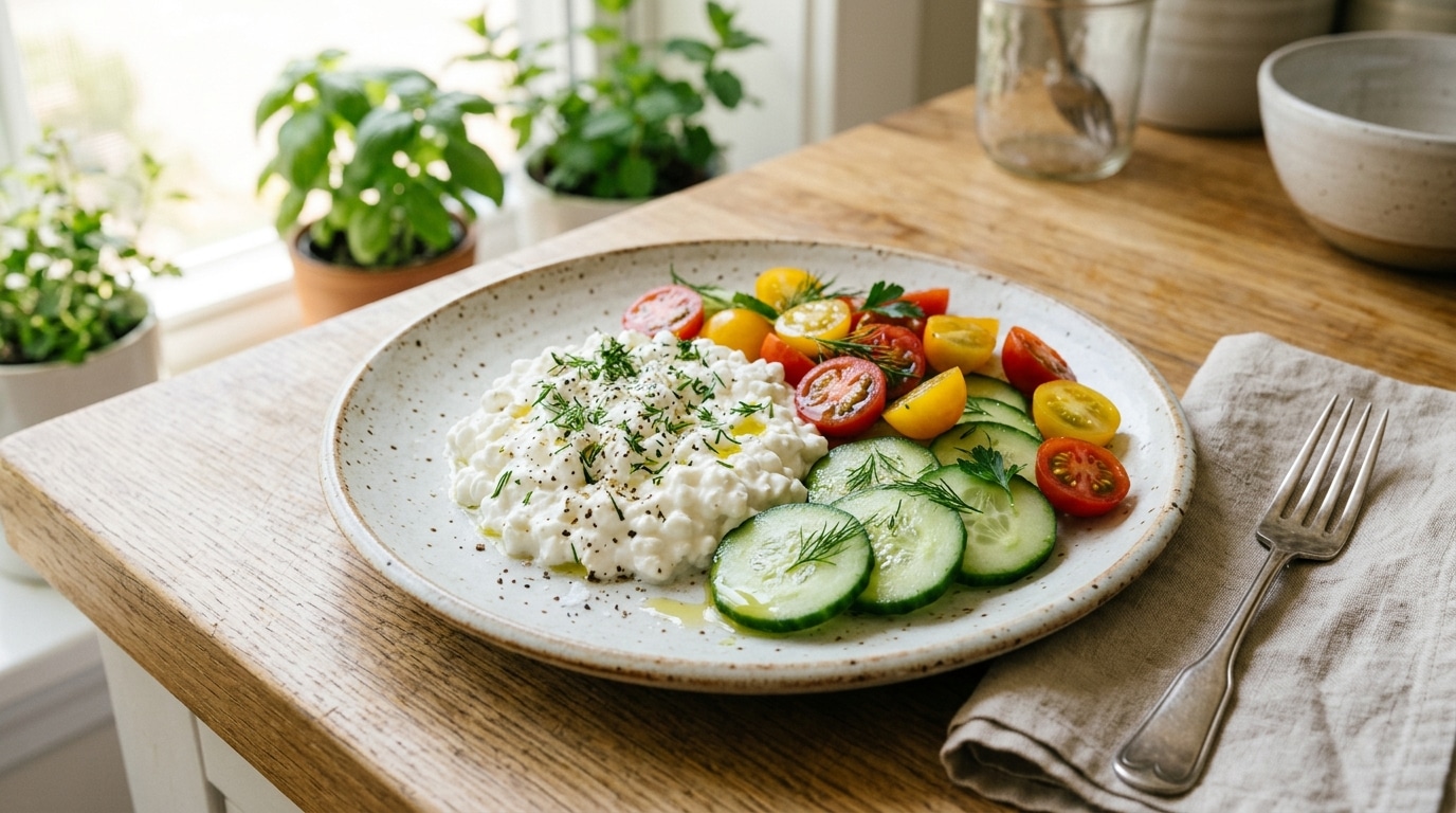 High protein breakfast recipe for weight loss with cottage cheese